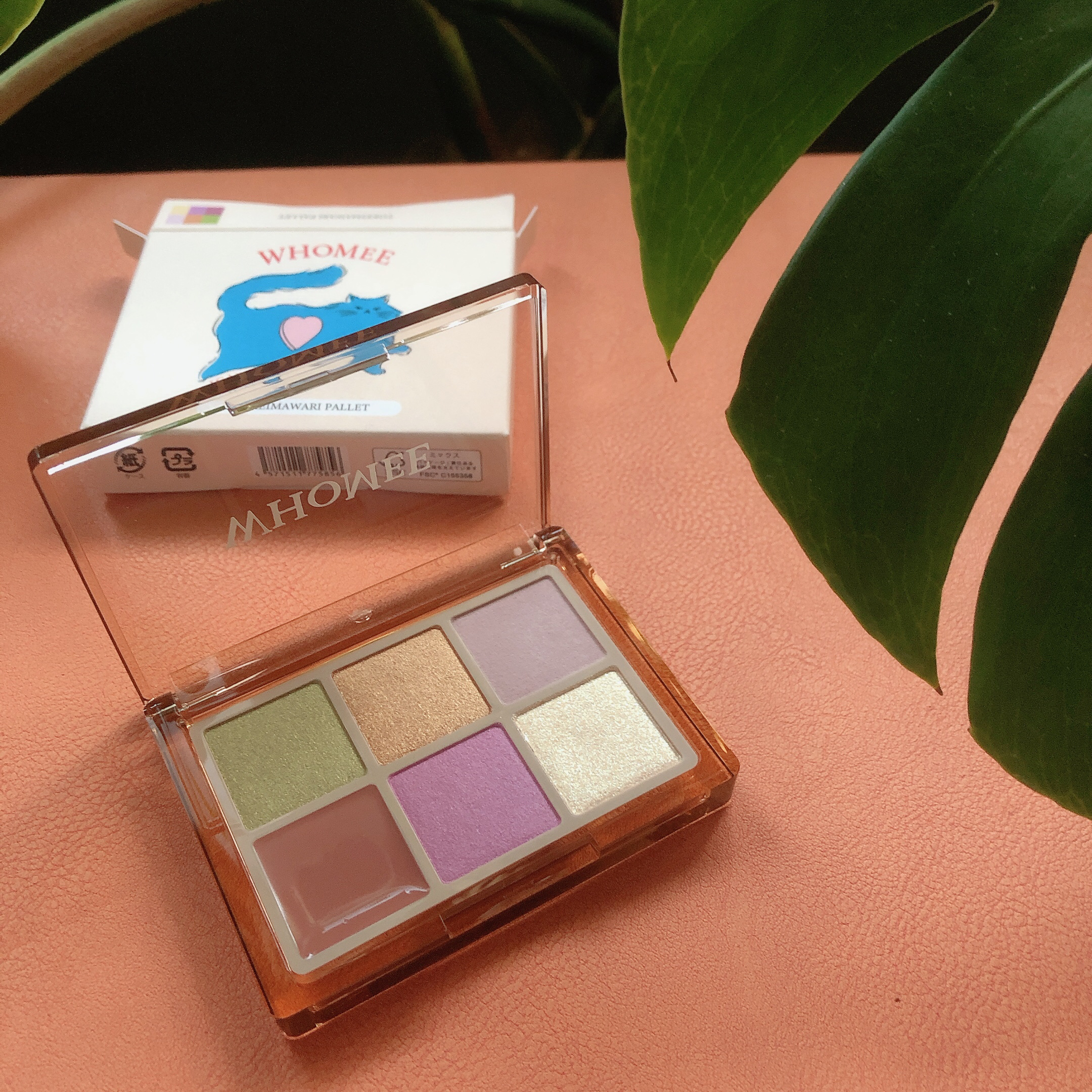 フーミー 時計回りパレット/WHOMEE/アイシャドウパレットを使ったクチコミ（2枚目）