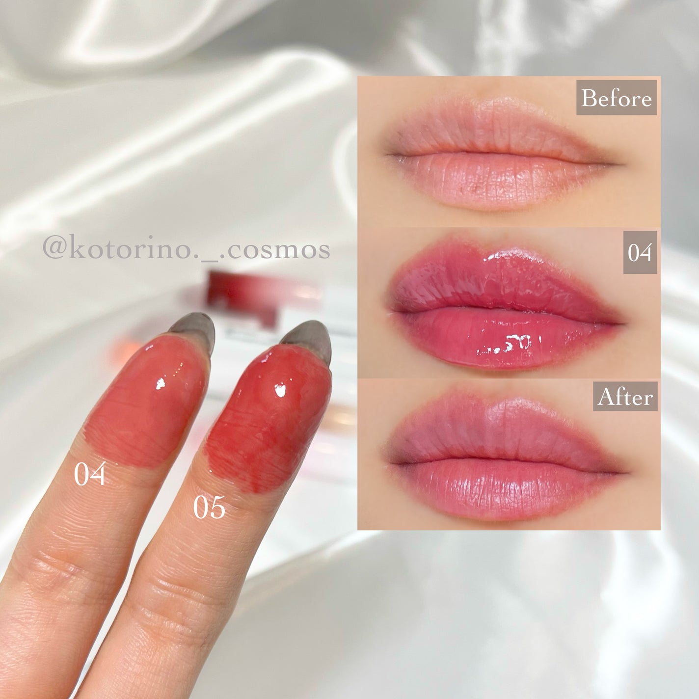 MELTING CHANGE PLUMPING BALM/keybo/口紅を使ったクチコミ(7枚目)