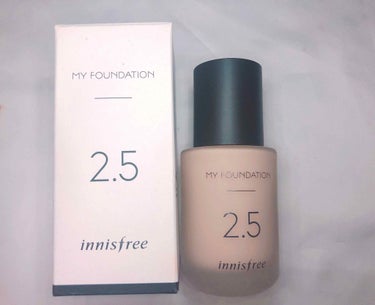 マイファンデーション/innisfree/リキッドファンデーションを使ったクチコミ（1枚目）