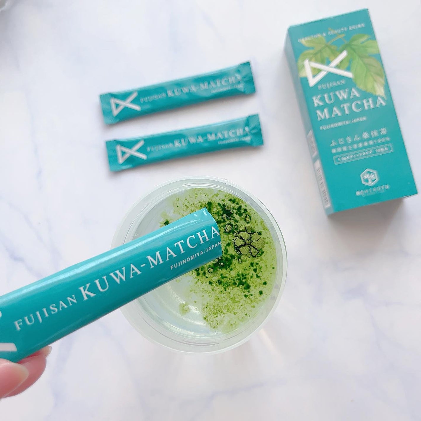 ふじさん桑抹茶/桑SHIROTO/ドリンクを使ったクチコミ(2枚目)