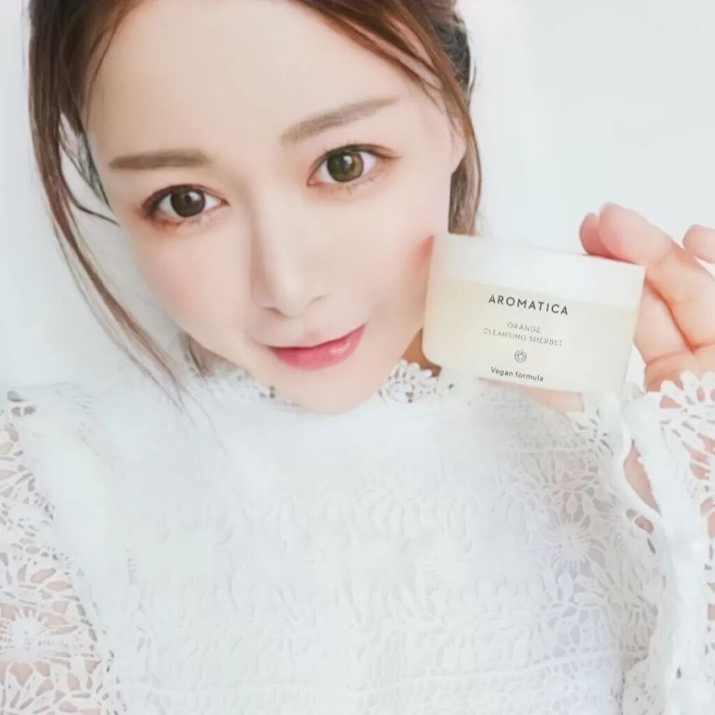 オレンジクレンジングシャーベット/AROMATICA/クレンジングバームを使ったクチコミ(5枚目)