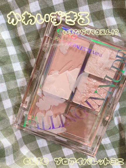 プロ アイパレット ミニ/CLIO/アイシャドウパレットを使ったクチコミ(1枚目)