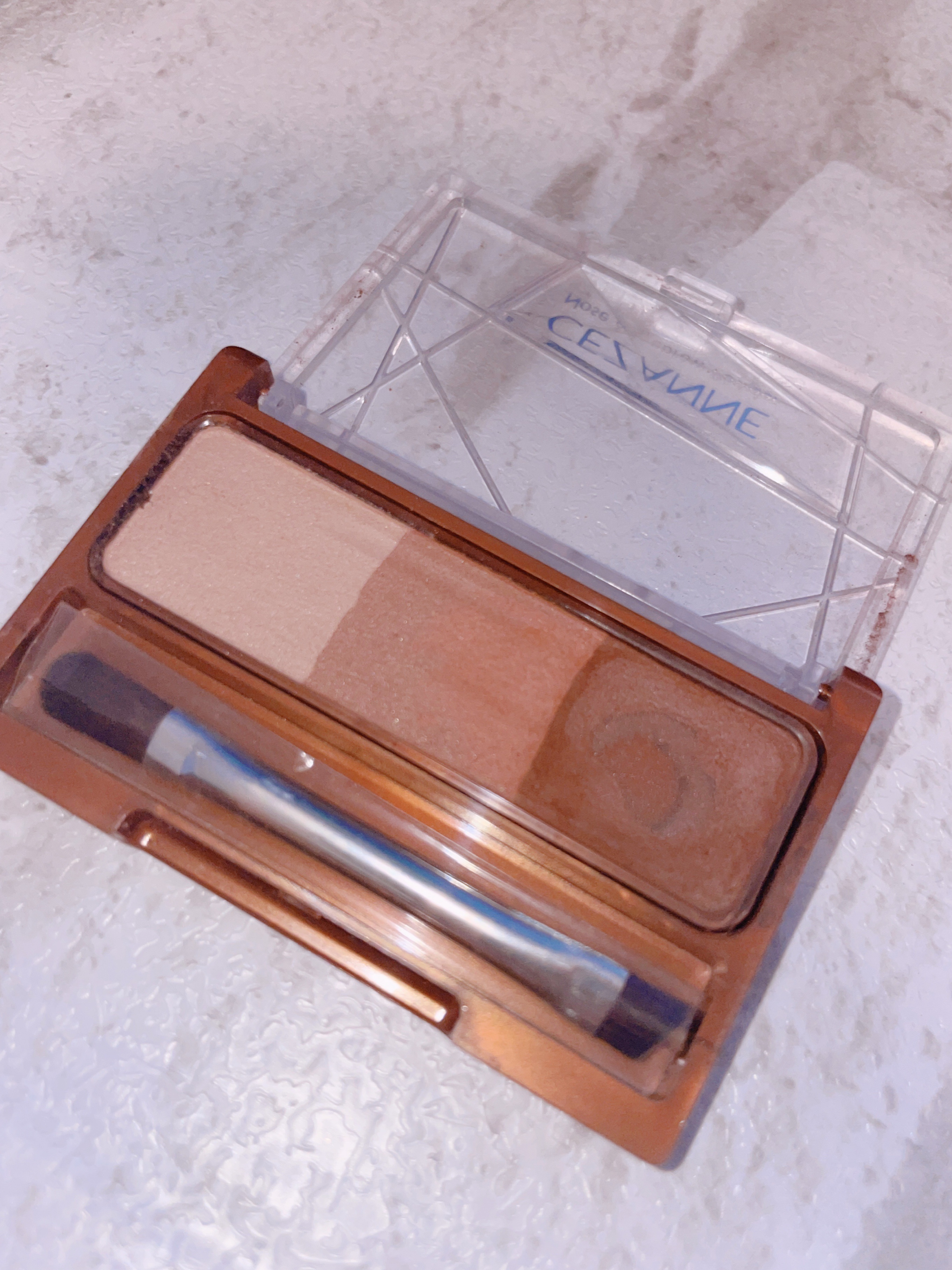 ノーズ＆アイブロウパウダー/CEZANNE/パウダーアイブロウを使ったクチコミ（1枚目）