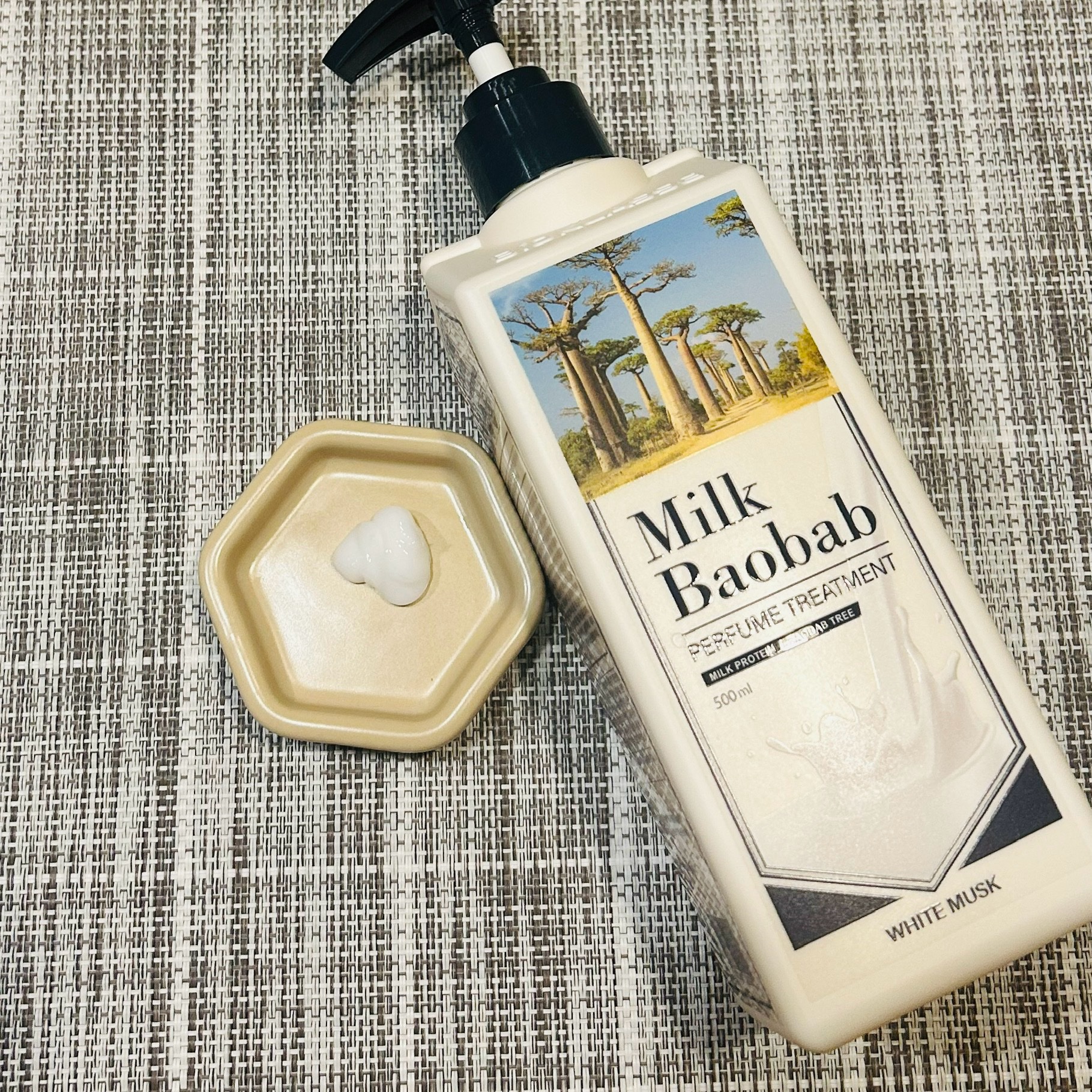 パフュームシャンプー/トリートメント (ホワイトムスク)/ミルクバオバブ/市販シャンプーを使ったクチコミ（3枚目）