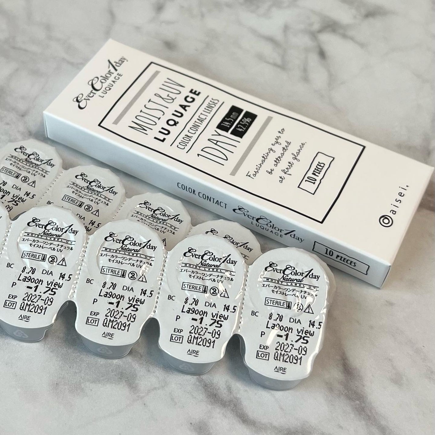 エバーカラーワンデー ルクアージュ/エバーカラー/ワンデー(1DAY)カラコンを使ったクチコミ(7枚目)