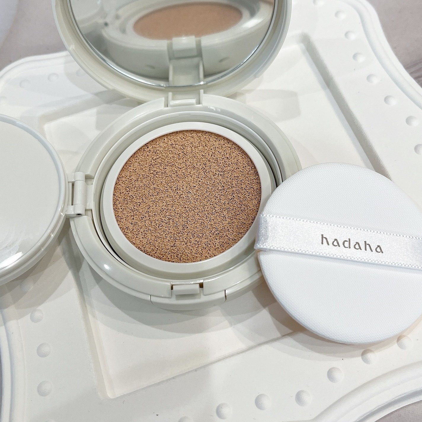 モイスチャーフィットクッション/hadaha/クッションファンデーションを使ったクチコミ(2枚目)