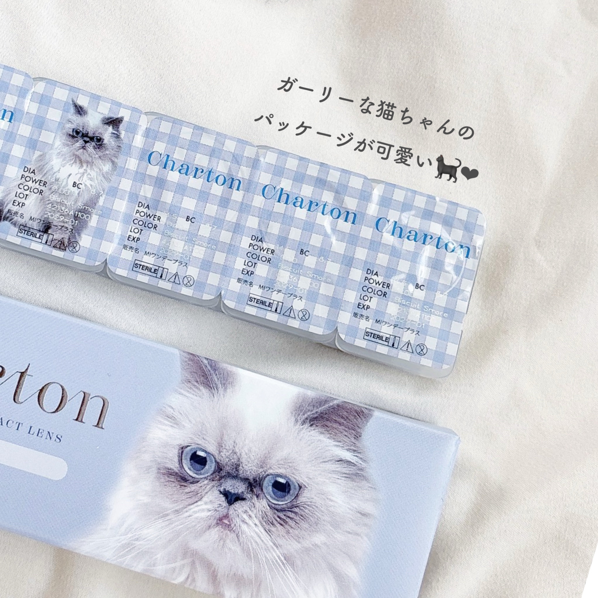 Charton 1day ビスケットスモア/Charton/ワンデー（１DAY）カラコンを使ったクチコミ（3枚目）