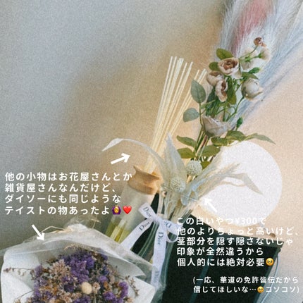 フェイクパンパスフラワー/DAISO/その他を使ったクチコミ(3枚目)