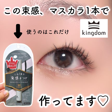 キングダム 束感ロングマスカラ/キングダム/マスカラを使ったクチコミ(1枚目)