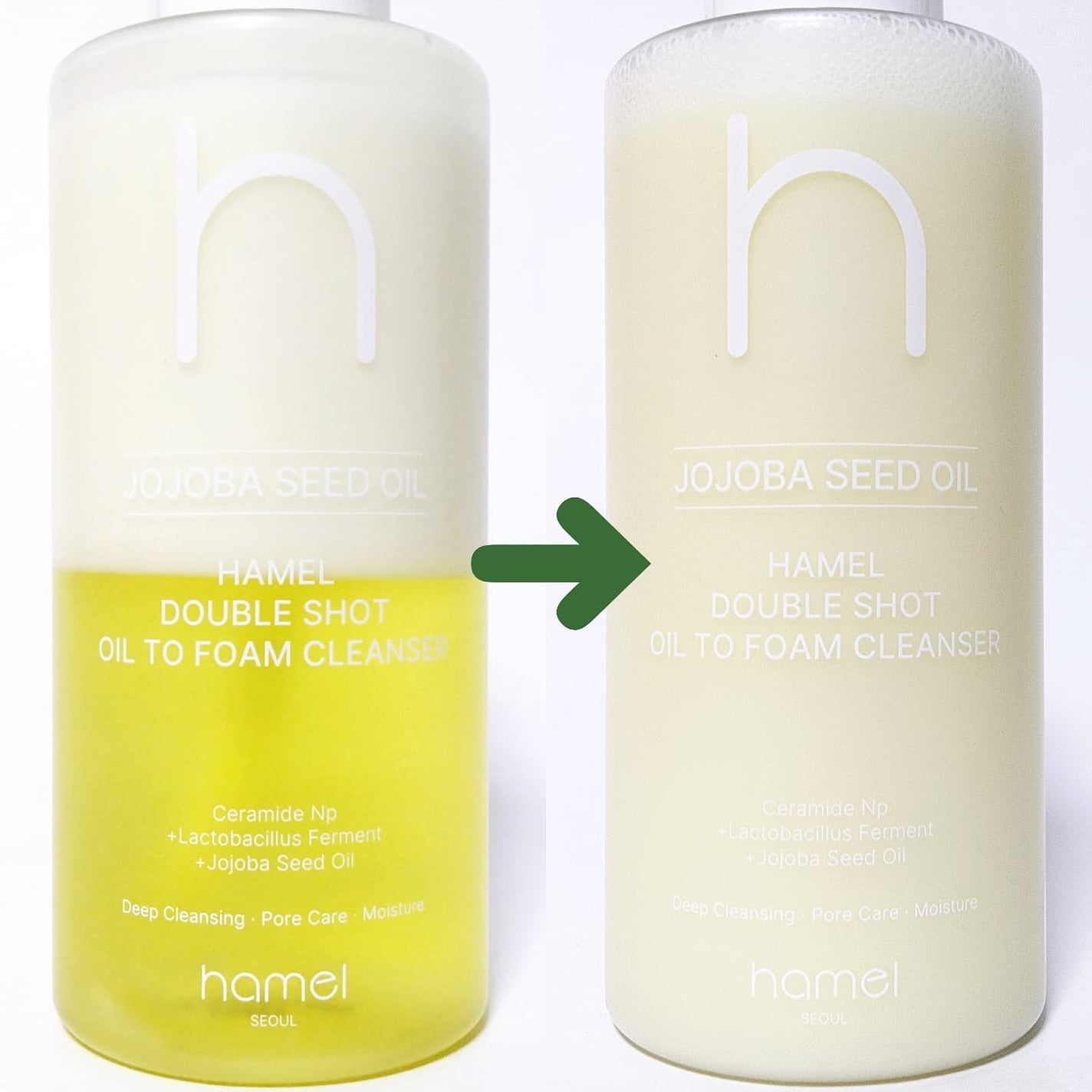 ダブルショットオイルトゥーフォームクレンザー/HAMEL/オイルクレンジングを使ったクチコミ(2枚目)
