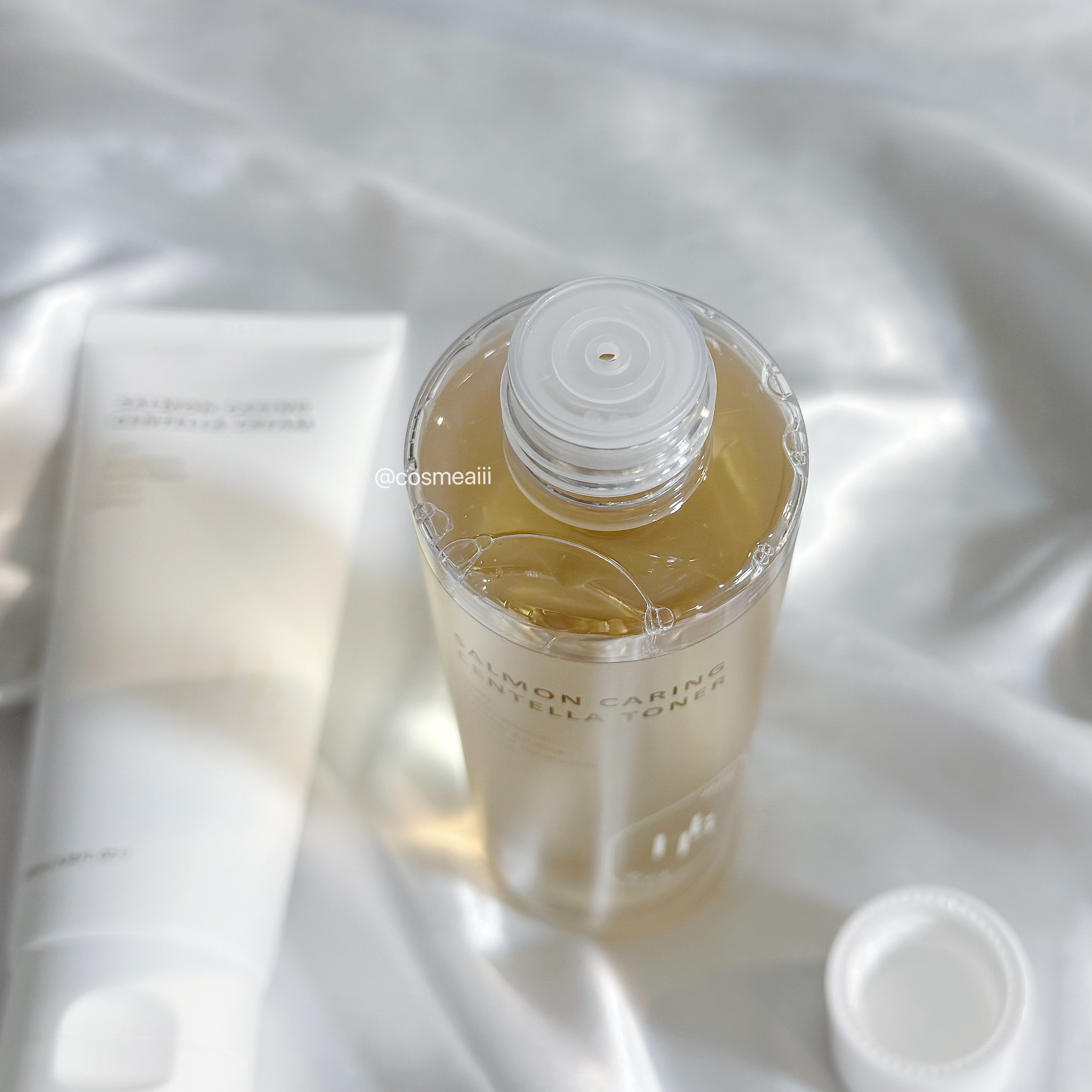 サーモンケアリングセンテラトナー/Heve Blue/化粧水を使ったクチコミ（2枚目）