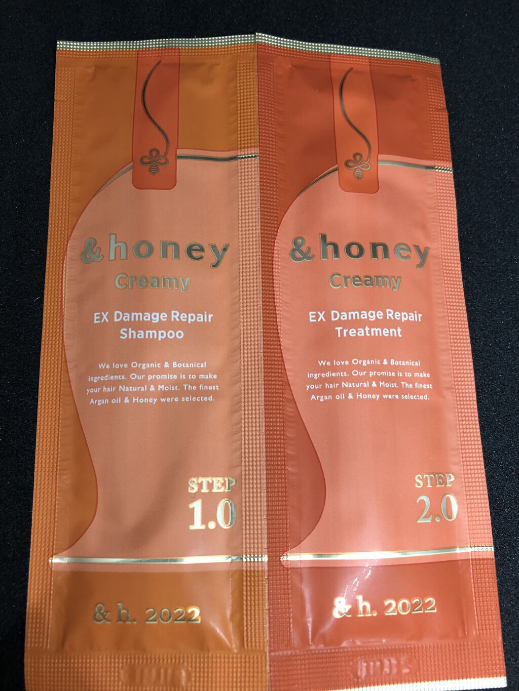 Creamy EXダメージリペアシャンプー1.0/ヘアトリートメント2.0/&honey/市販シャンプーを使ったクチコミ（1枚目）