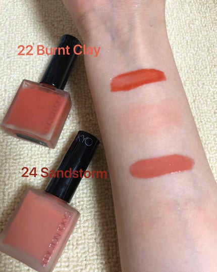 チークポリッシュ/ADDICTION/リキッドチークを使ったクチコミ(2枚目)