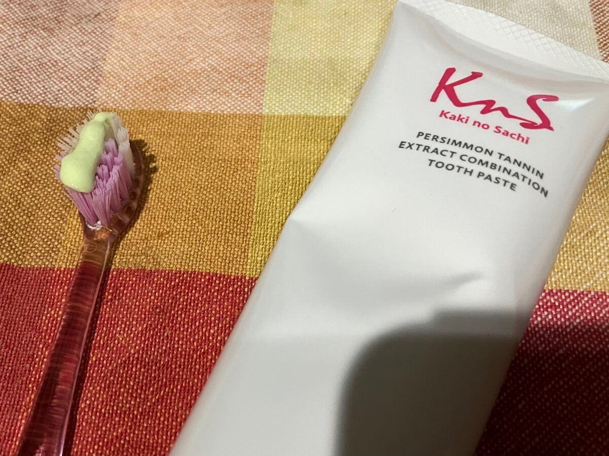 柿のさち 薬用柿渋ハミガキ/マックス/歯磨き粉を使ったクチコミ(4枚目)