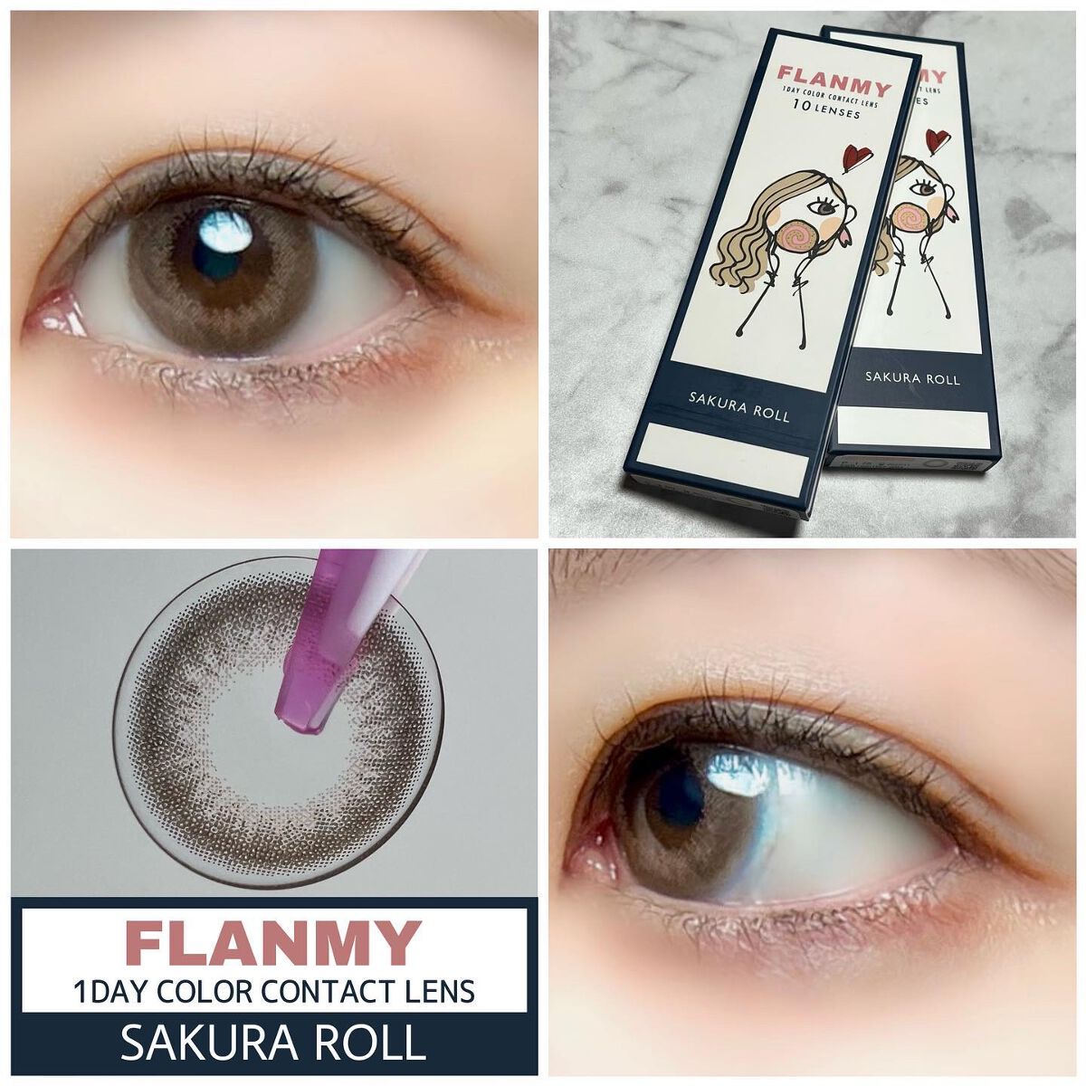 FLANMY 1day/FLANMY/ワンデー（１DAY）カラコンを使ったクチコミ（1枚目）