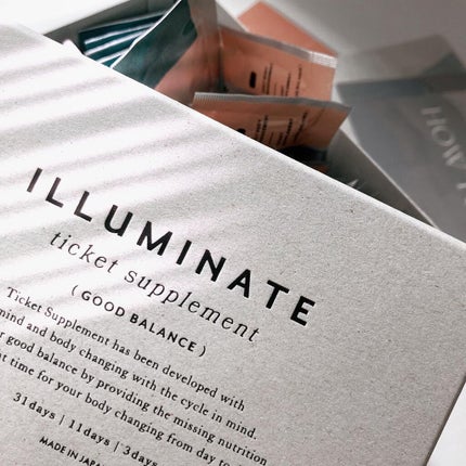 チケットサプリ/ILLUMINATE/健康サプリメントを使ったクチコミ(1枚目)