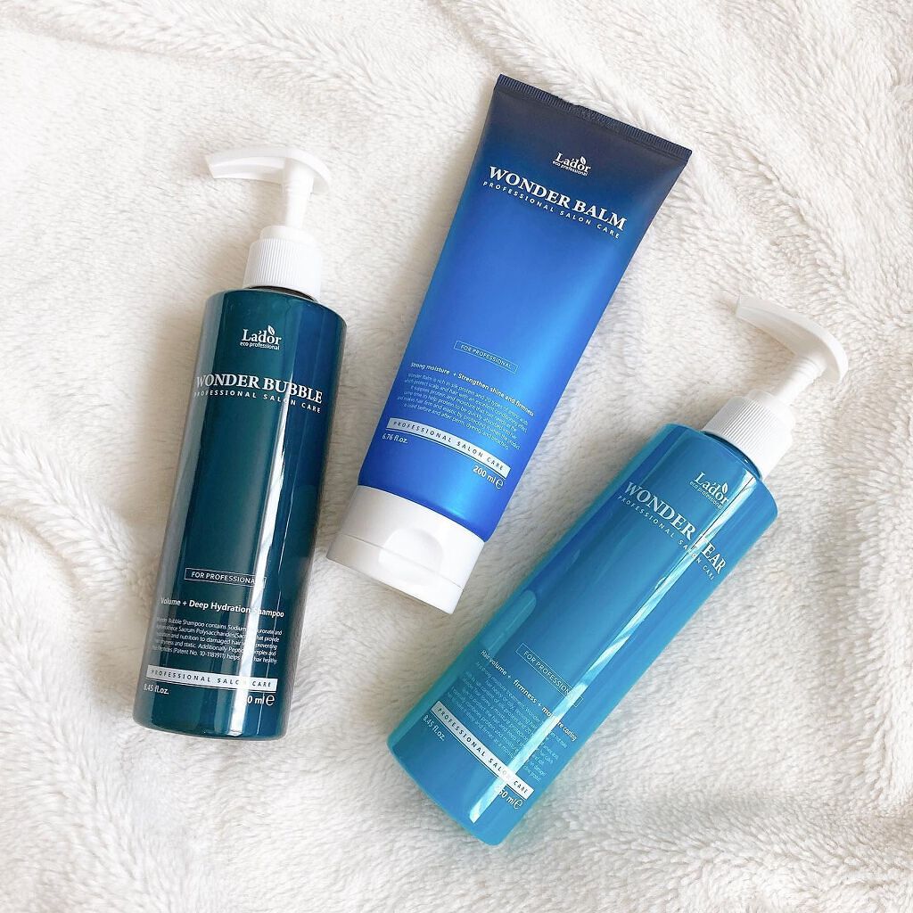 WONDER BALM/La'dor/洗い流すヘアトリートメントを使ったクチコミ（1枚目）