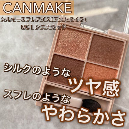 シルキースフレアイズ(マットタイプ)/キャンメイク/アイシャドウパレットを使ったクチコミ(1枚目)