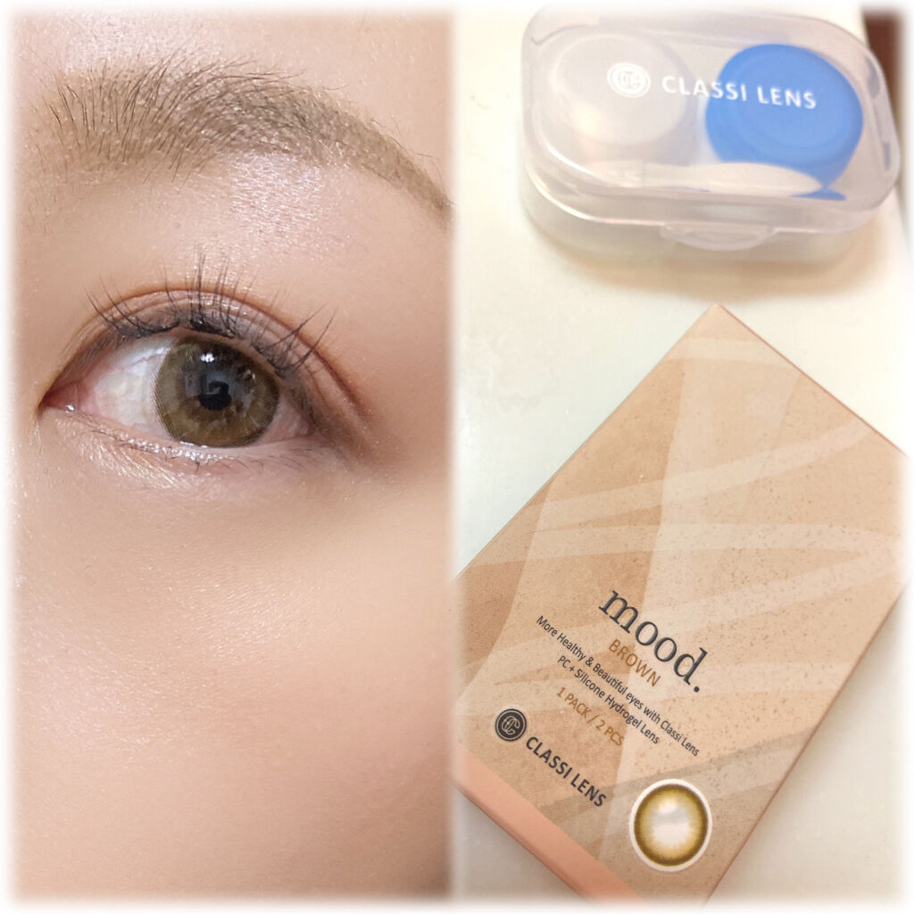 mood brown/Classilens/カラーコンタクトレンズを使ったクチコミ（3枚目）