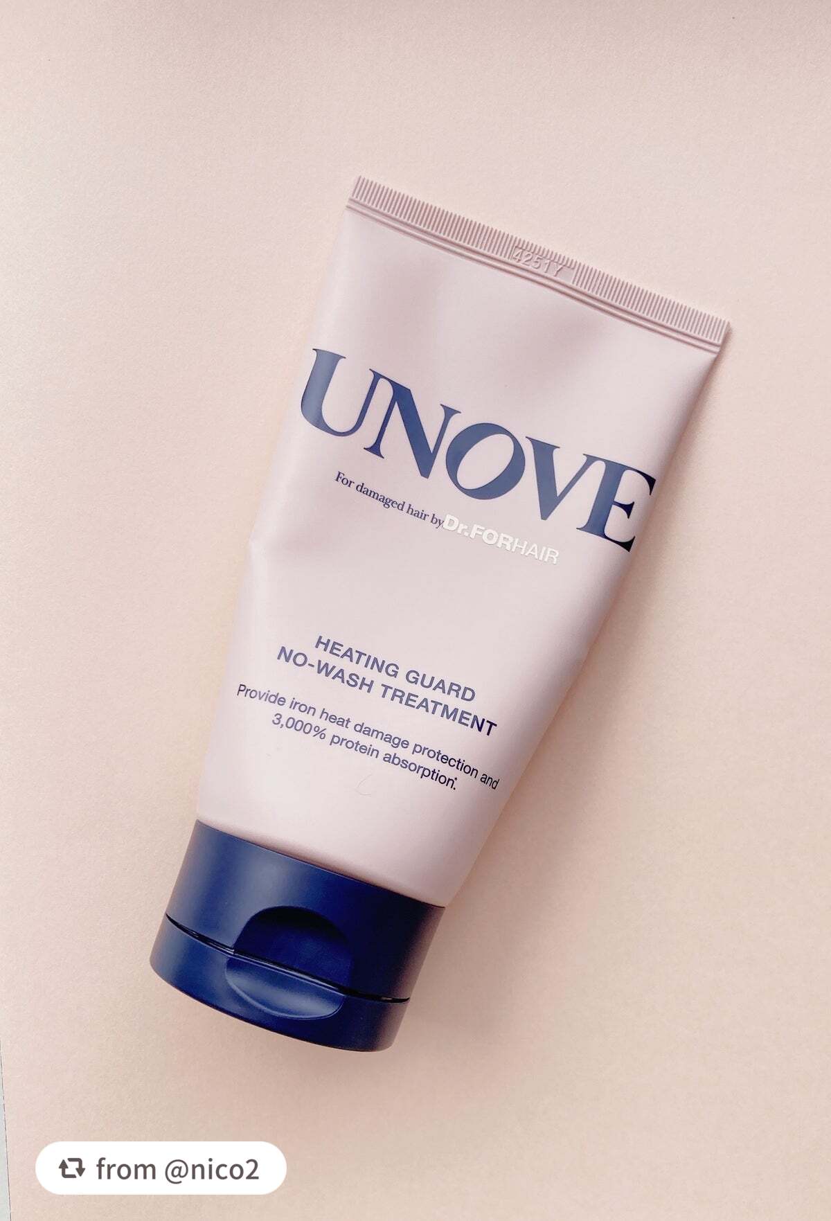 アノブ ヒーティングガードノーウォッシュトリートメント/UNOVE/ヘアトリートメントを使ったクチコミ(3枚目)