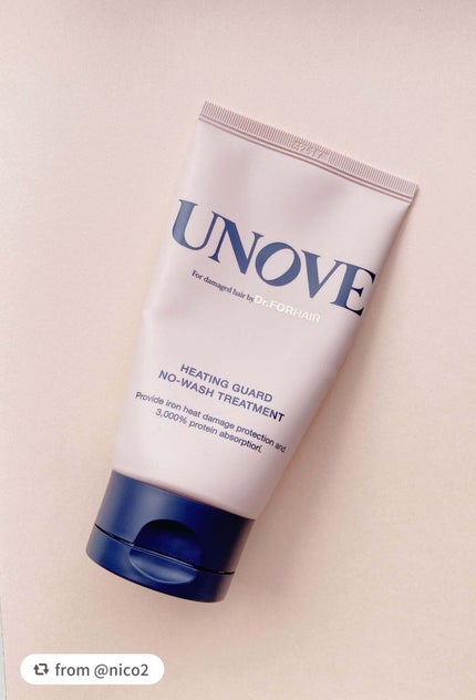 アノブ ヒーティングガードノーウォッシュトリートメント/UNOVE/ヘアトリートメントを使ったクチコミ(3枚目)
