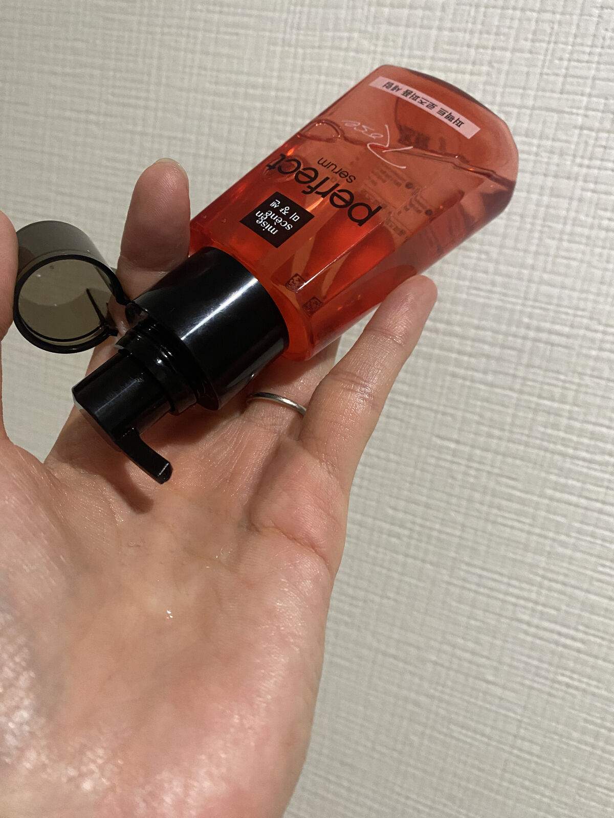 パーフェクト セラム ローズエディション/miseenscene/ヘアオイルを使ったクチコミ（3枚目）