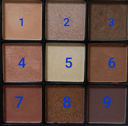UR GLAM BLOOMING EYE COLOR PALETTE/U R GLAM/アイシャドウパレットを使ったクチコミ(2枚目)