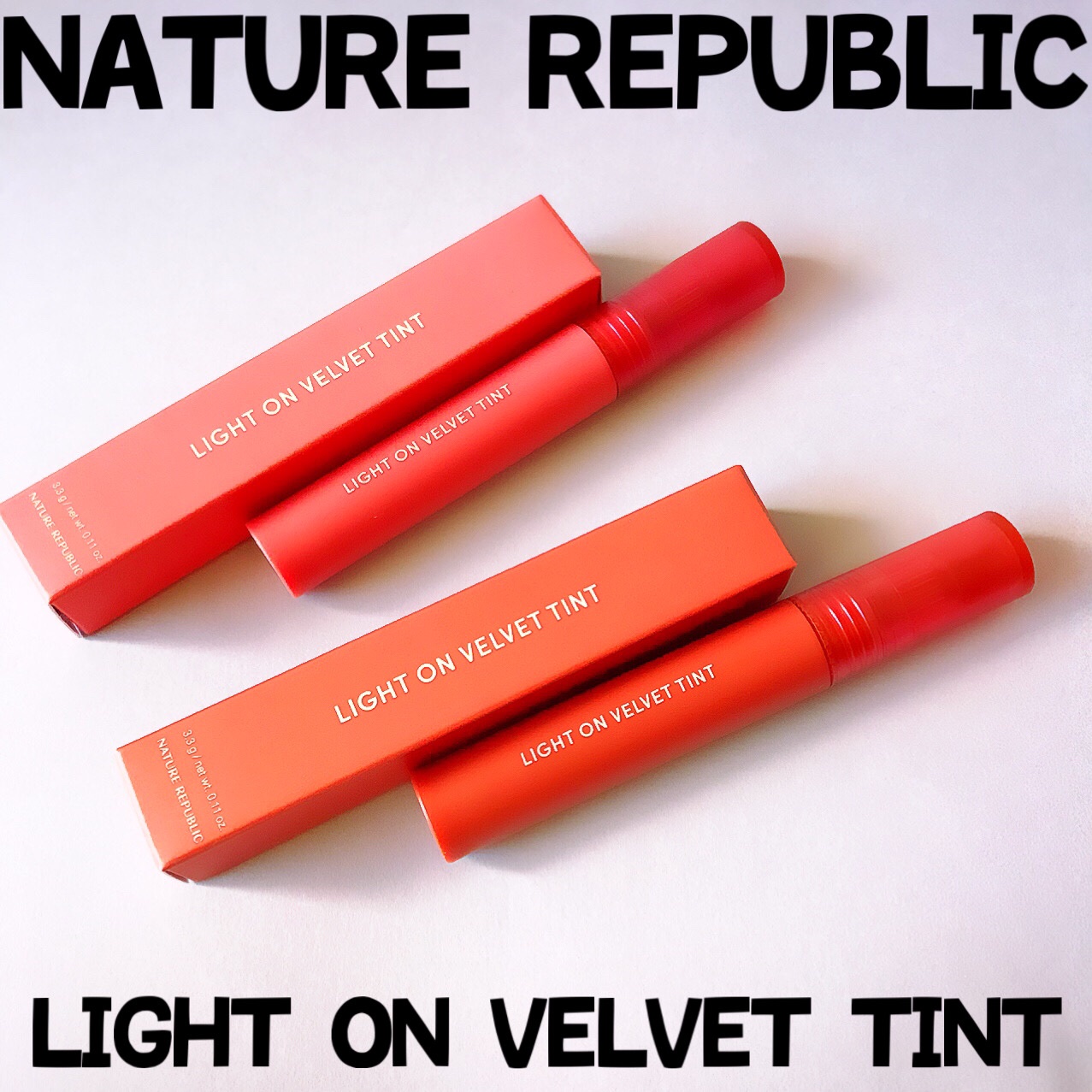 ライトオンベルベットティント/ネイチャーリパブリック/リップティントを使ったクチコミ（2枚目）
