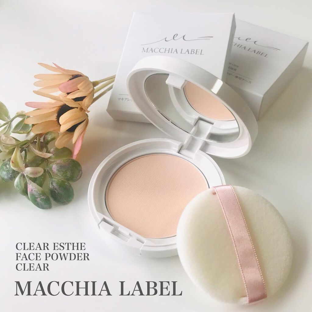 クリアエステフェイスパウダー(クリア)/Macchia Label/プレストパウダーを使ったクチコミ(1枚目)