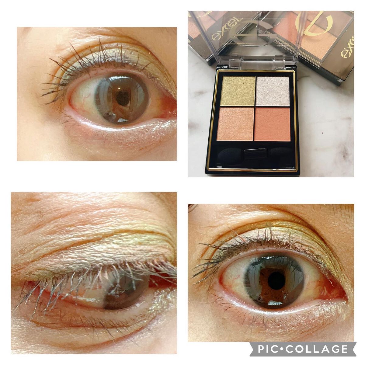 リアルクローズシャドウ/excel/アイシャドウパレットを使ったクチコミ(5枚目)