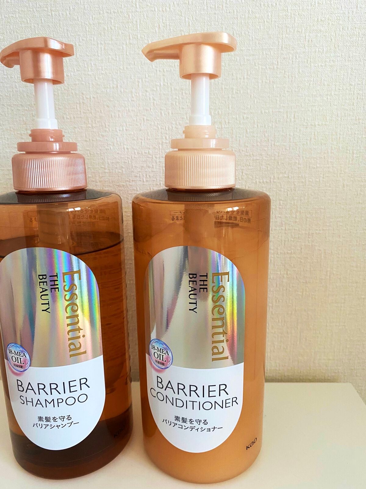 ザビューティ 髪のキメ美容素髪を守る バリアシャンプー/コンディショナー/エッセンシャル/シャンプー・コンディショナーを使ったクチコミ(1枚目)