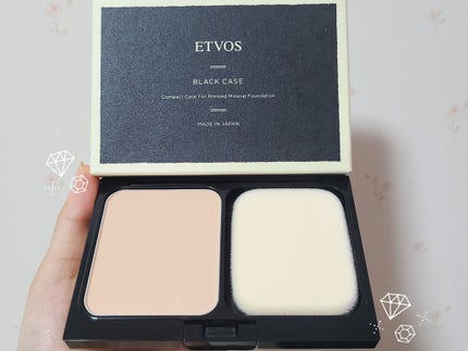 ミネラルエアリータッチファンデーション ナチュラルピンク/エトヴォス/パウダーファンデーションの画像