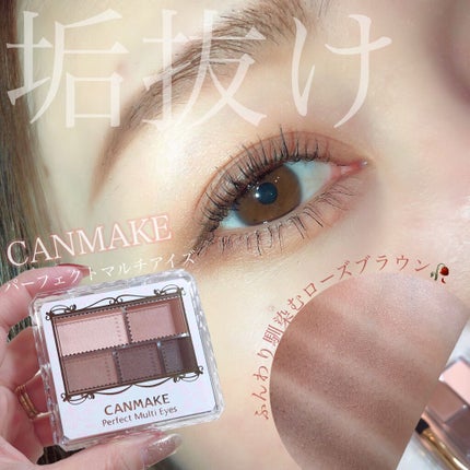 パーフェクトマルチアイズ/キャンメイク/アイシャドウパレットを使ったクチコミ(1枚目)