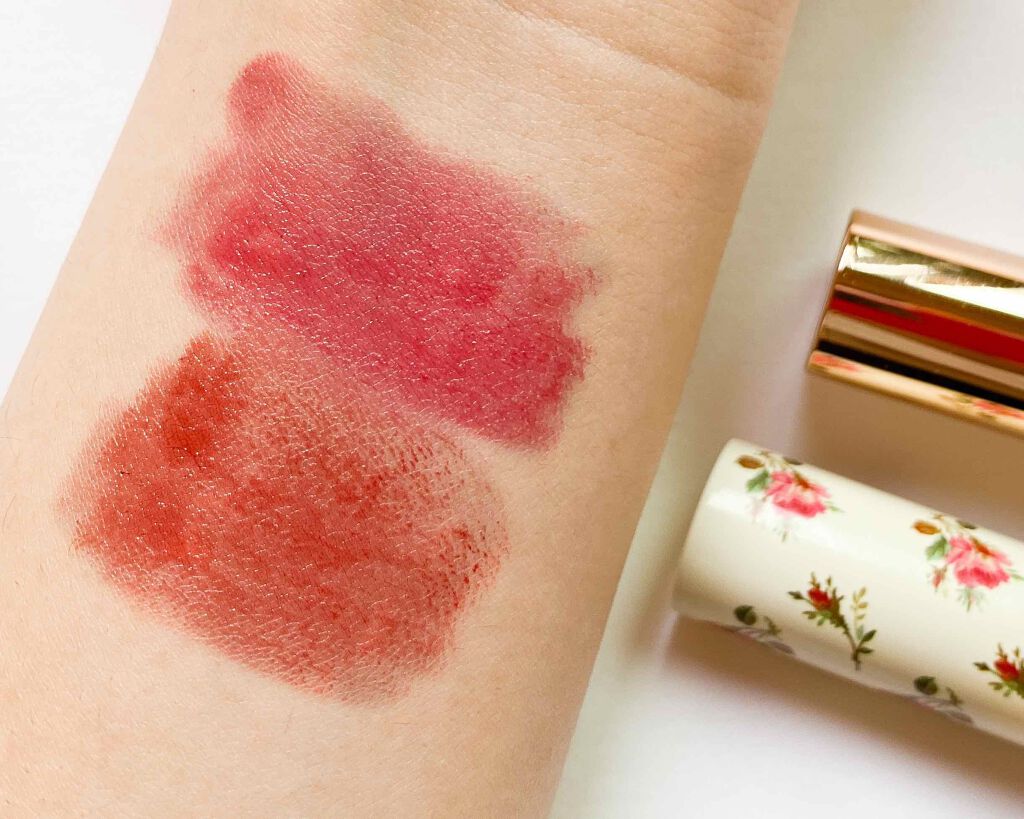 GUCCI beauty グッチ ルージュ ア レーヴル ヴォワルのクチコミ「お気に入り。
デパコスとプチプラ💄

GUCCI ROUGE A LEVRES LOVE  5.....」（1枚目）