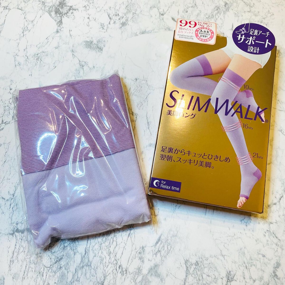 美脚ロング/SLIMWALK/着圧ソックス・レギンスを使ったクチコミ(3枚目)