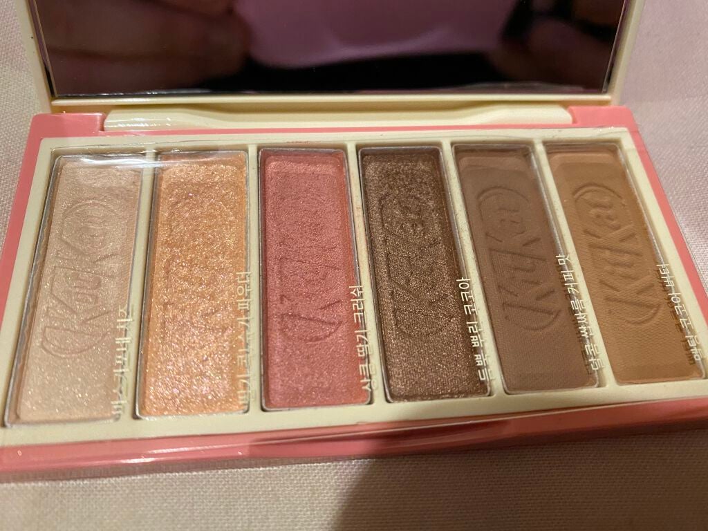 プレイカラーアイズ ミニ #キットカットオリジナル/ETUDE/アイシャドウパレットを使ったクチコミ(4枚目)