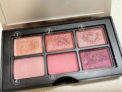アンラップド ミニアイシャドーパレット DOLCE VITA/NARS/アイシャドウパレットを使ったクチコミ(2枚目)