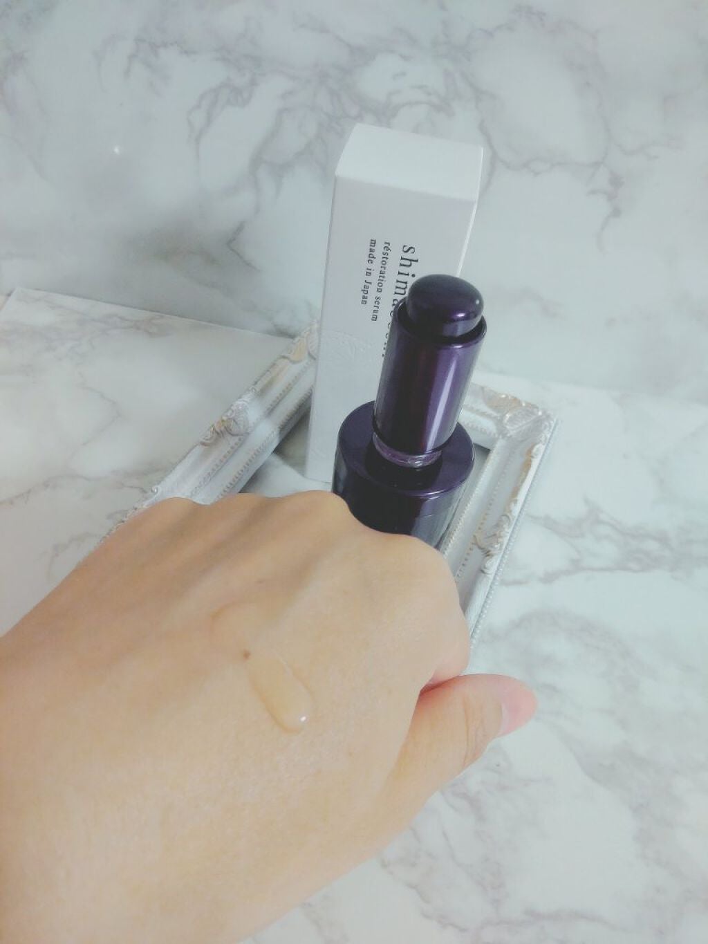 レストレーションセラム/shimaboshi/ブースター・導入液を使ったクチコミ(4枚目)