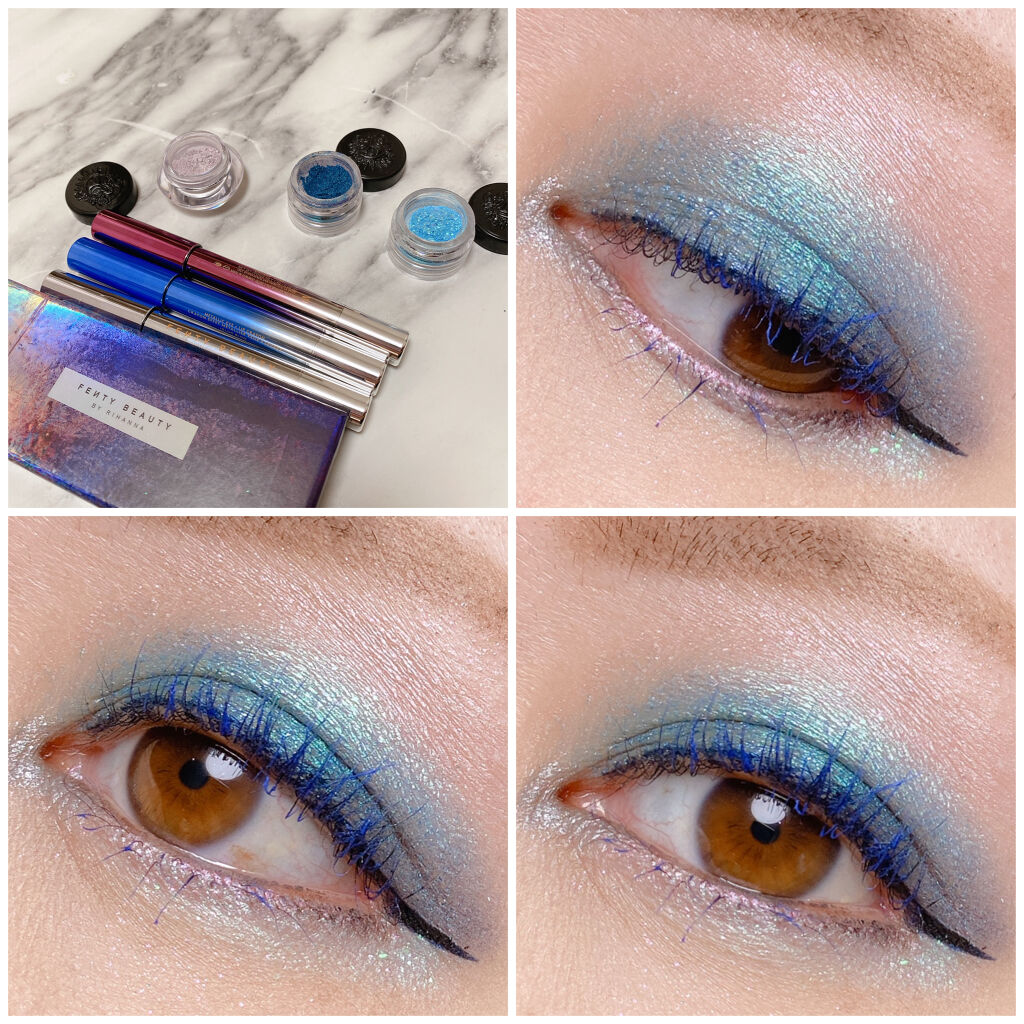 ラブ・ライナー リキッド グリッターコレクション オールドブルー/ラブ・ライナー/リキッドアイライナーを使ったクチコミ（3枚目）