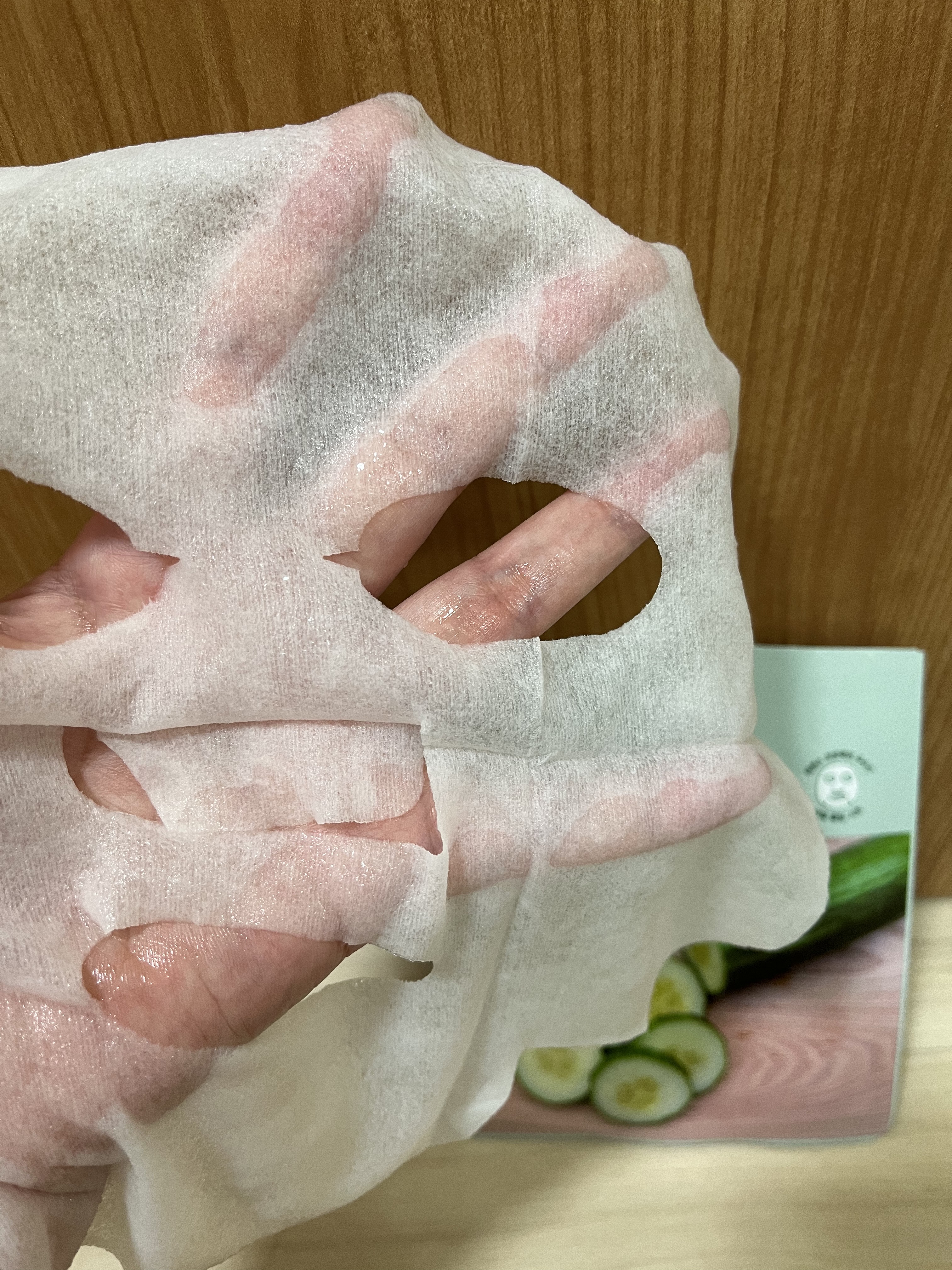 Facial Essence Mask Sheet Cucumber/DABO/シートマスク・パックを使ったクチコミ（3枚目）