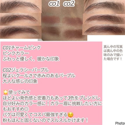 ミックスアイブロウカラー/キャンメイク/パウダーアイブロウを使ったクチコミ(3枚目)