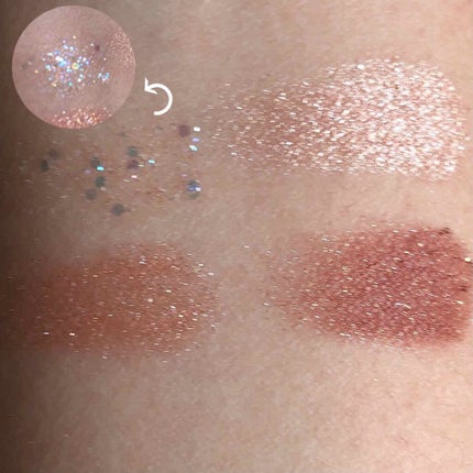 TWINKLE POP Pearl Flex Glitter Eye Palette/CLIO/アイシャドウパレットを使ったクチコミ(5枚目)