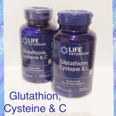 Glutathione,Cysteine&C/Life Extension/美容サプリメントを使ったクチコミ（1枚目）