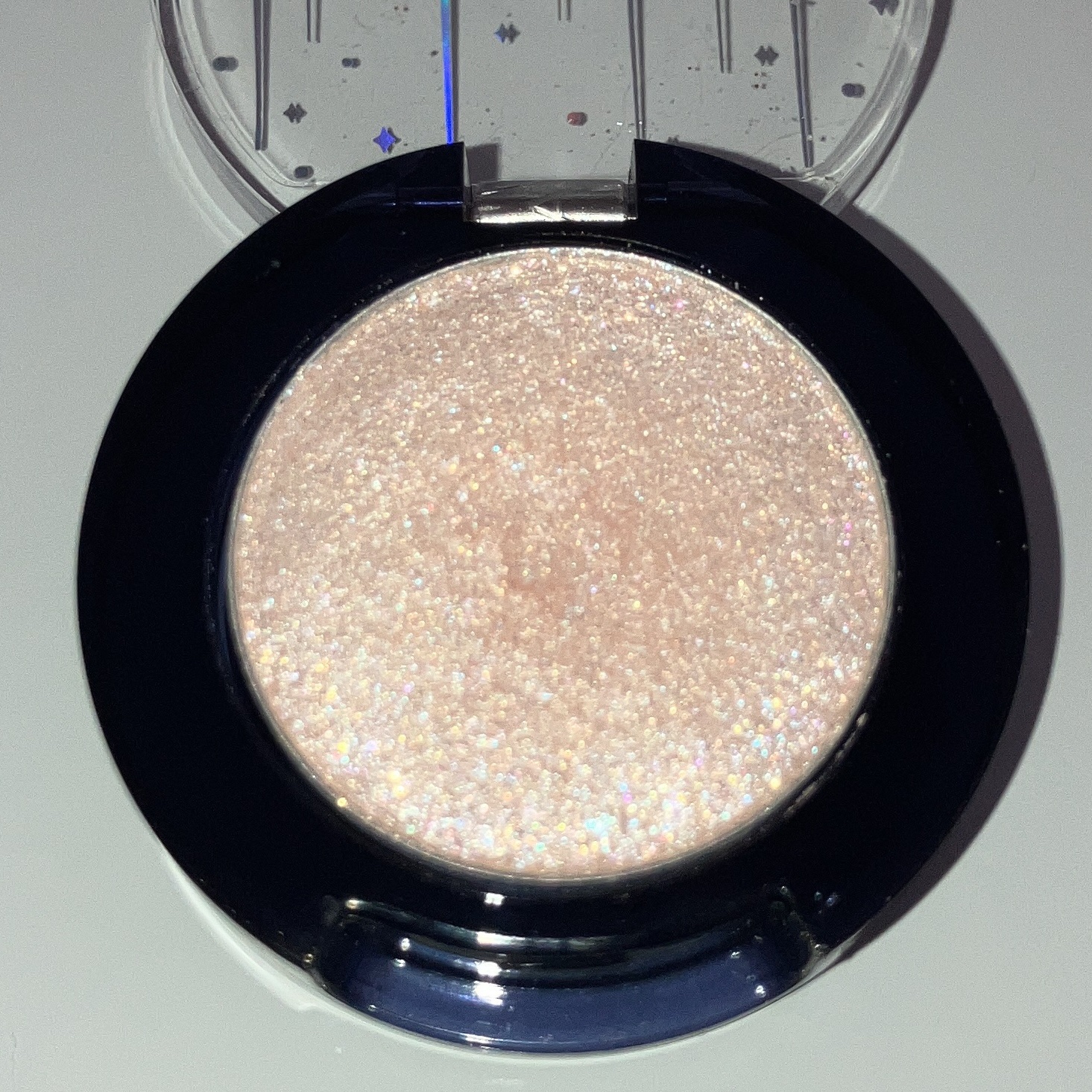 グリッター シャドウ カラー 01 ムーンライト(MOONLIGHT)/rom&nd/グリッターを使ったクチコミ（2枚目）