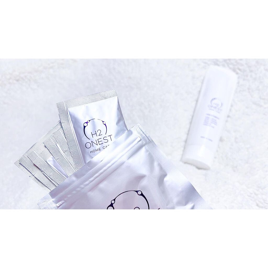 水素パウダー/H2 ONEST/洗い流すヘアトリートメントを使ったクチコミ（1枚目）