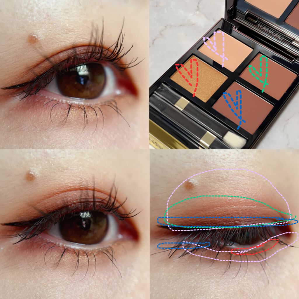 アイ カラー クォード/TOM FORD BEAUTY/アイシャドウパレットを使ったクチコミ（1枚目）