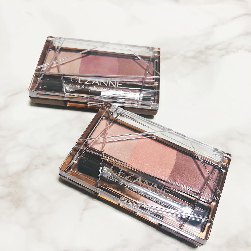 ノーズ＆アイブロウパウダー/CEZANNE/パウダーアイブロウを使ったクチコミ（1枚目）