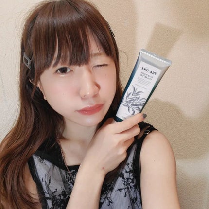 フェイスポリッシュピーリングジェル ティーツリー/ALLIONE/その他洗顔料を使ったクチコミ(2枚目)