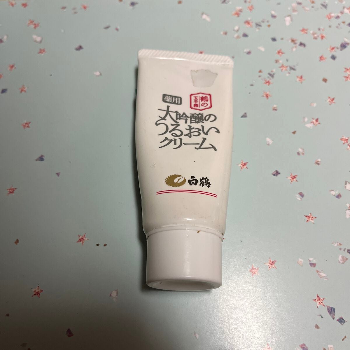 薬用 大吟醸のうるおいクリーム/鶴の玉手箱/フェイスクリームを使ったクチコミ(1枚目)