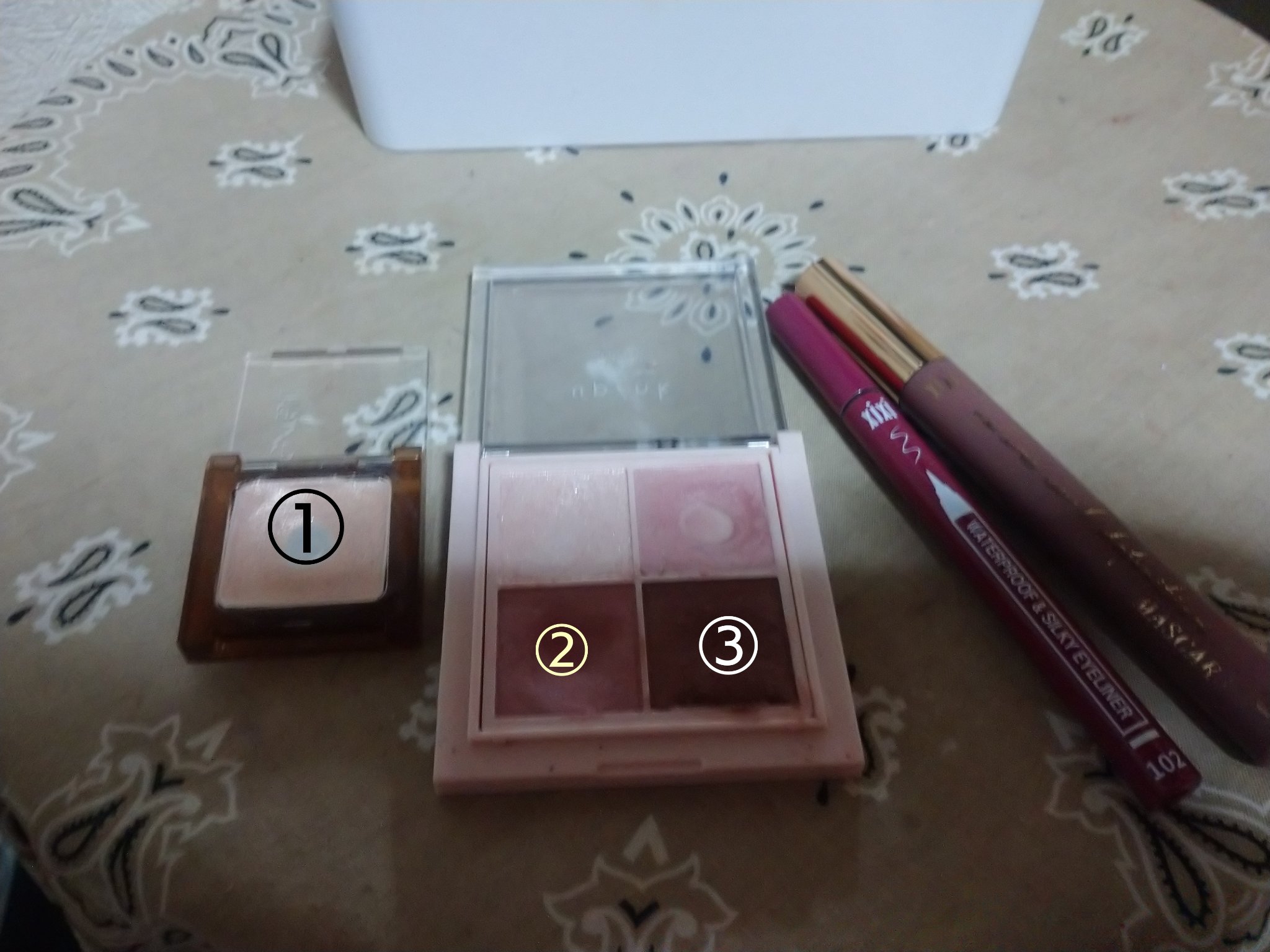 シャインオンステージアイパレット/upink/アイシャドウパレットを使ったクチコミ（1枚目）